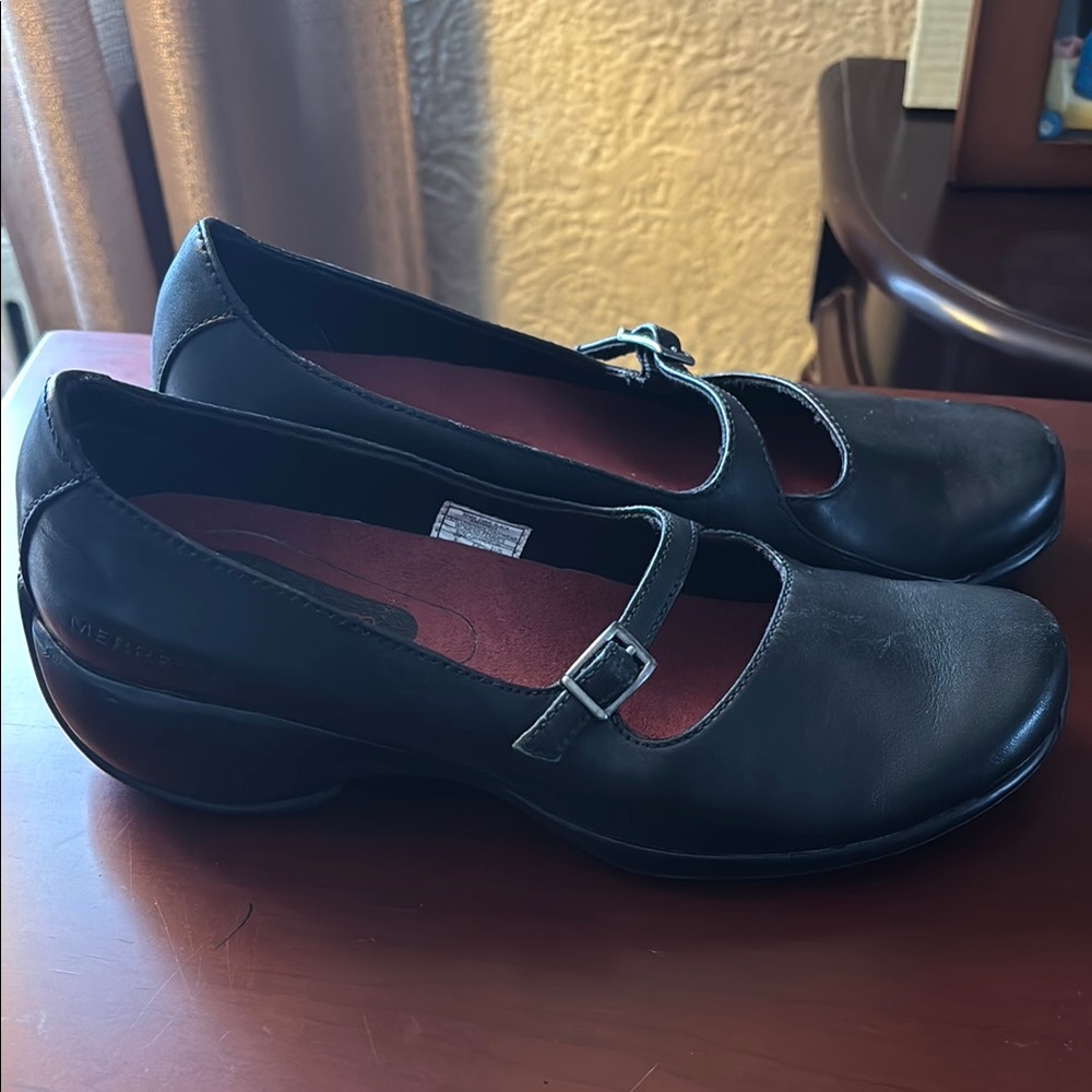 Women's Merrell Qform Black Mary Jane Shoes